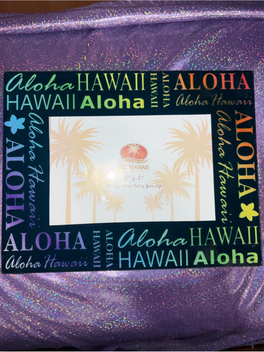 Aloha Hawaii Colorful Photo Frame